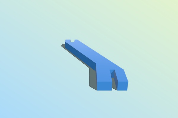 Aluminum Prusa i3 Spool Holder Bracket | 3d print model
