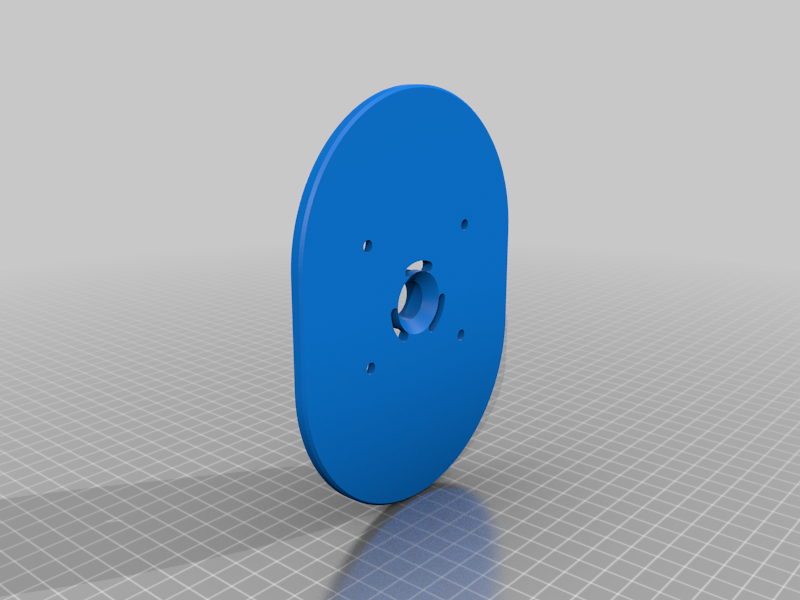 3D printet router template for drawer handles