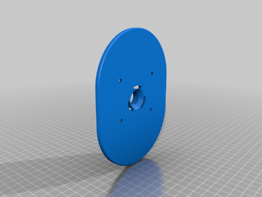 3D printet router template for drawer handles | 3d print model