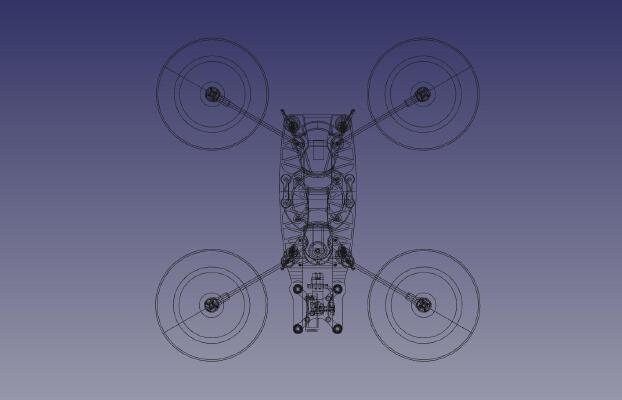 Foldable quadcopter FPV | 3d print model