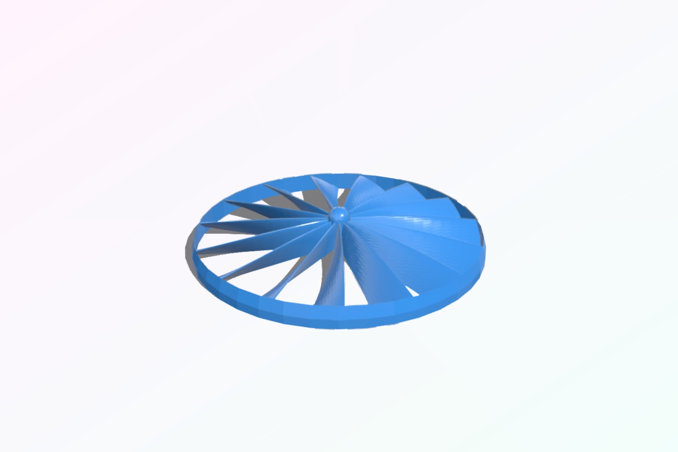 Hovercraft thruster fan