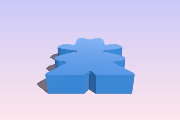 Carson City Meeple | 3d print model