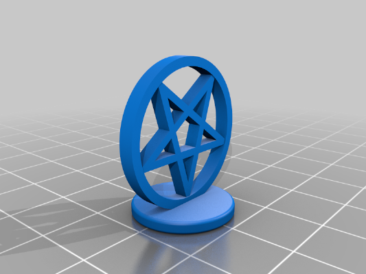 Pentagram Token | 3d print model