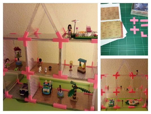 Recycled CD Cases: Doll's House __ Toy Shelves | 3d print model