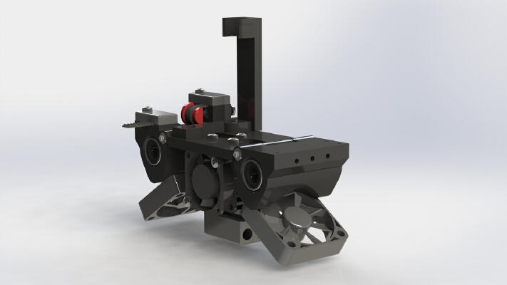 RoBo3D Modular v2 X Carriage E3Dv6, Cyclops or Chimera by Mike Kelly | 3d print model