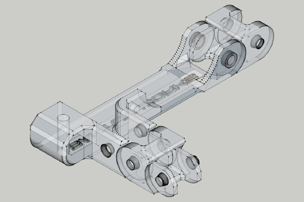 Prusa i3 - Cable Chain Management ... | 3d print model
