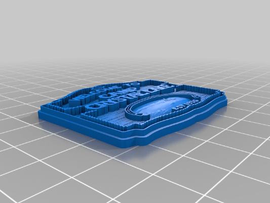 Camp Crystal Lake Sign for 28-32mm Miniatures with Magnet Slots and Base | 3d print model