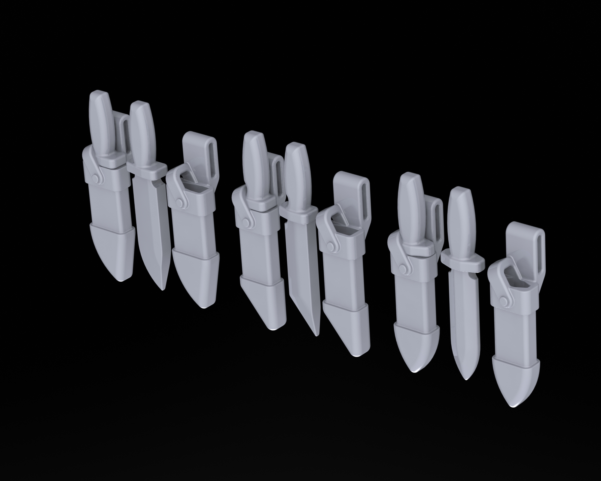 Tofty's Super Soldier Knives 28mm