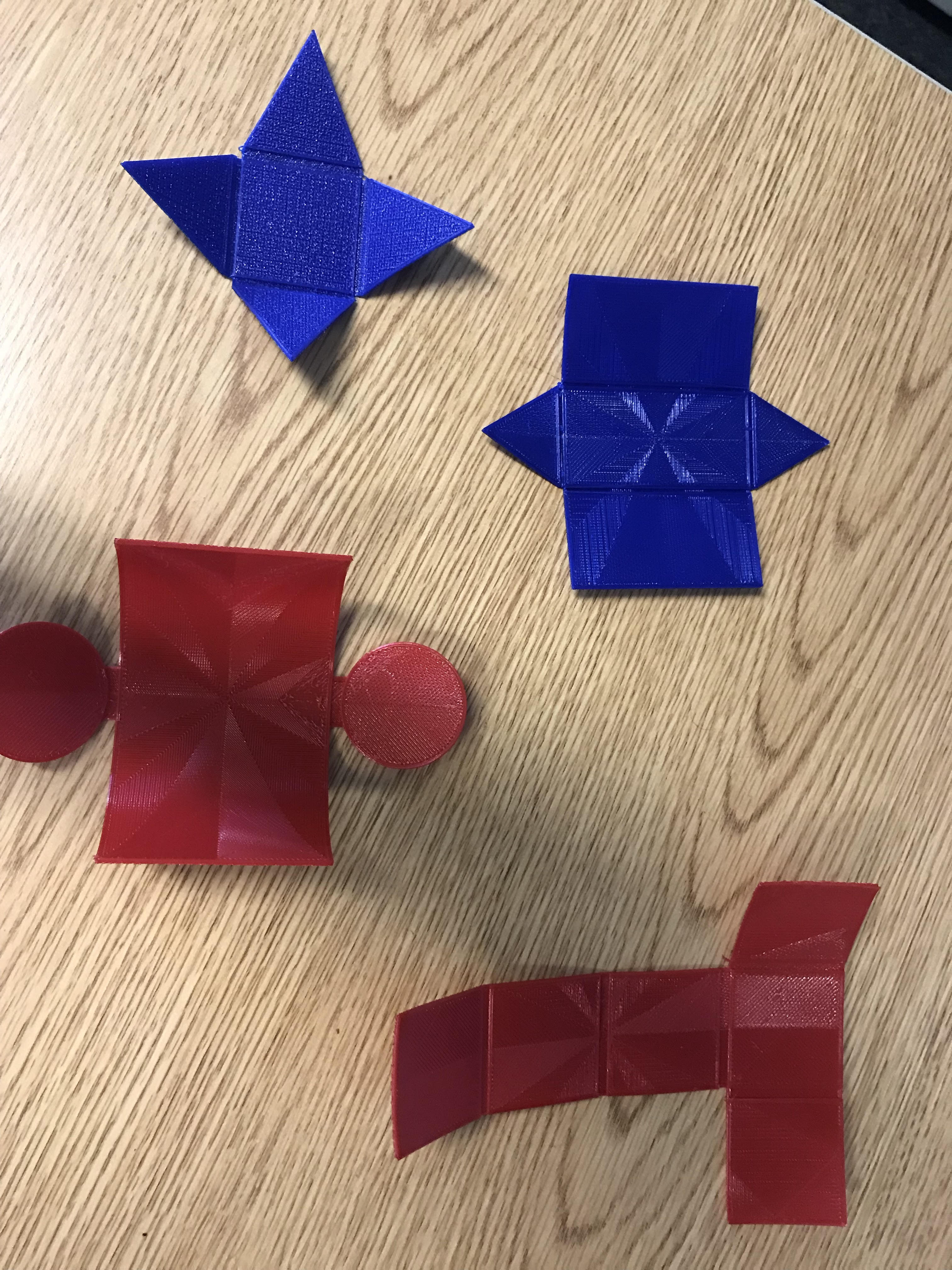 Folding 3D Nets