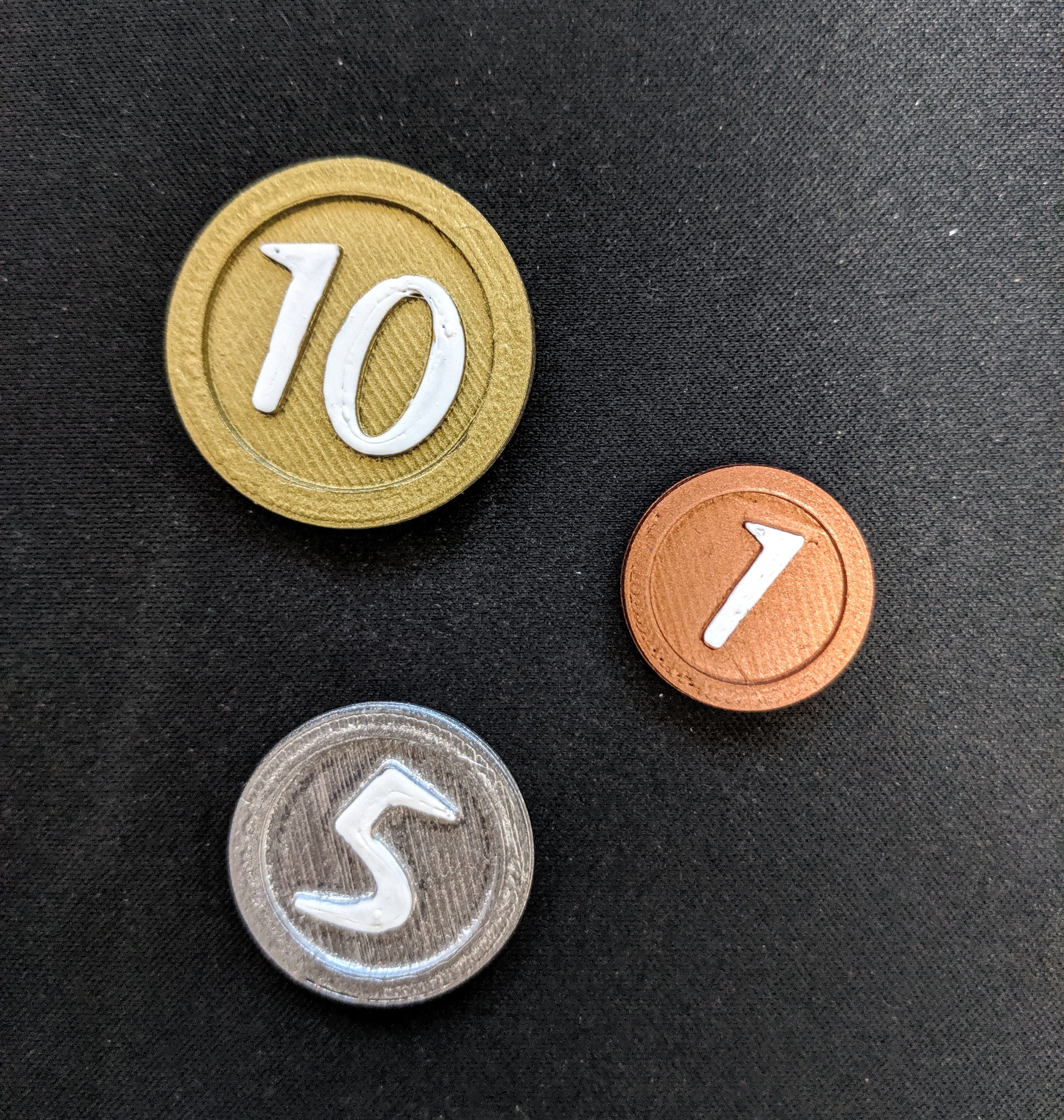Machi Koro coins replica