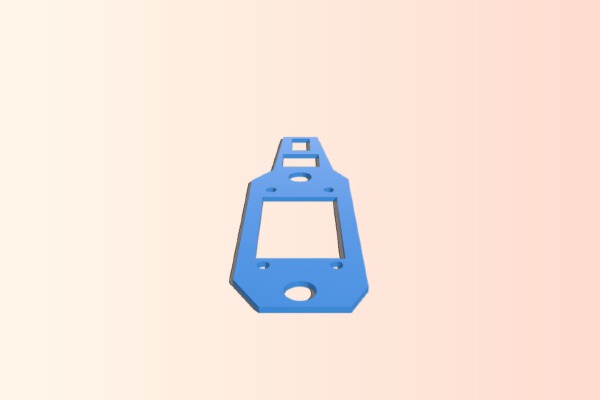 Raspberry Pi Zero Camera Window Mount | 3d print model