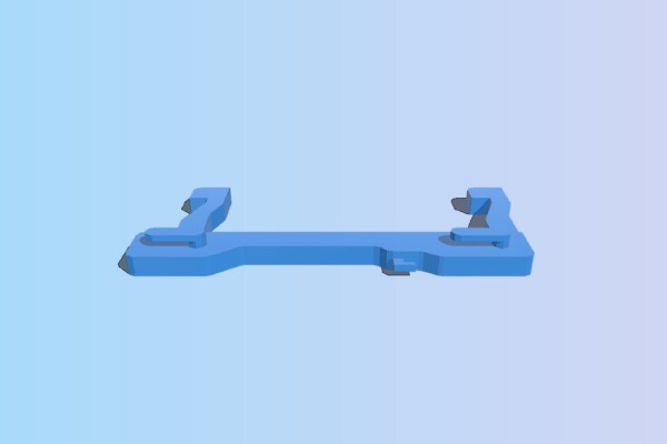 microwave door hook latch | 3d print model