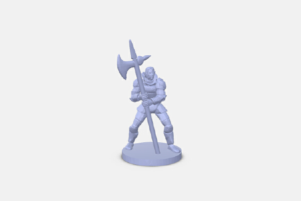 Warhammer Quest - Elf Halberd | 3d print model