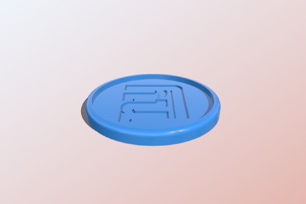 New York Giants coaster | 3d print model