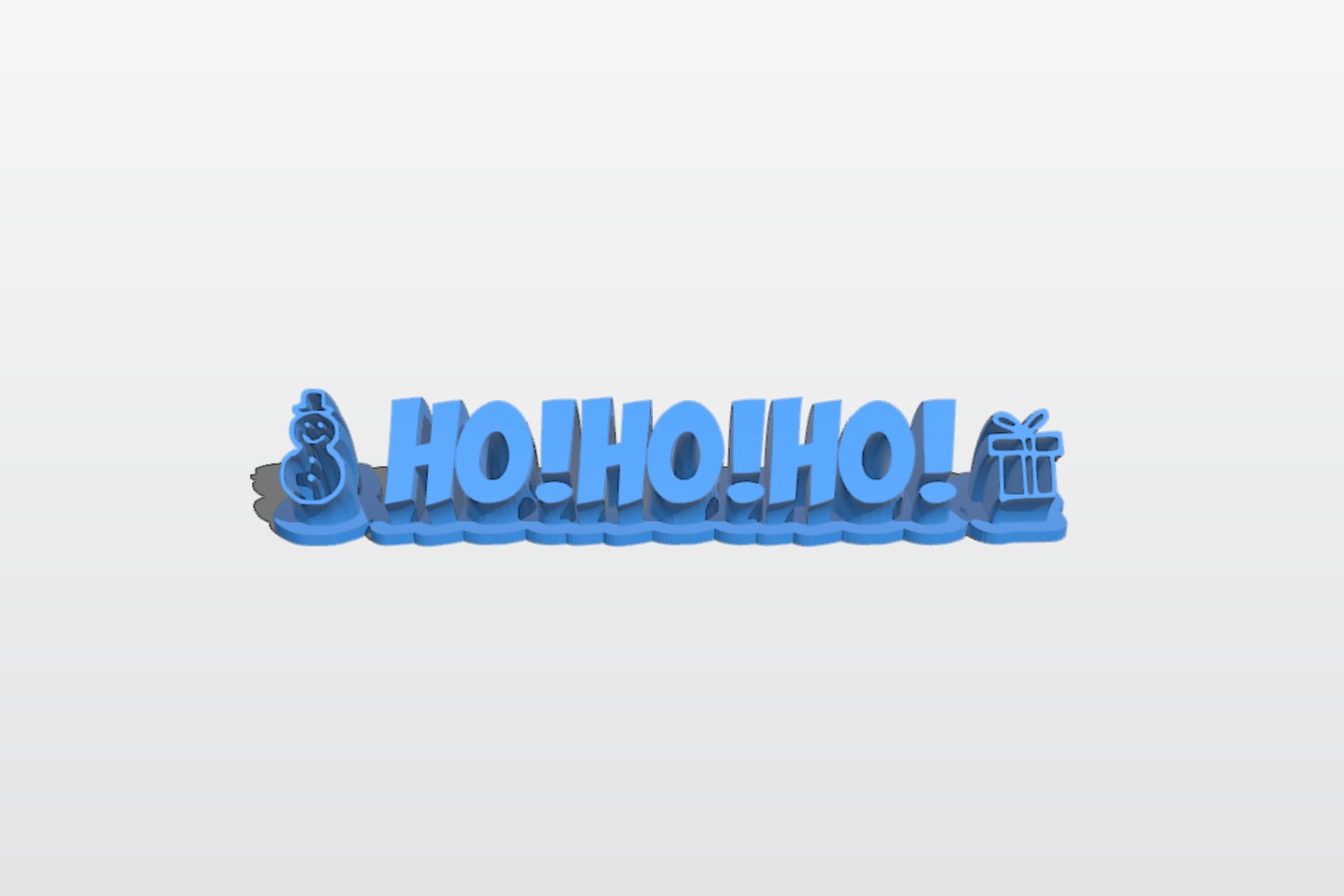 Name Plate Graphics HoHoHo