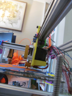 d-bot Mk8 dual extruder carriage | 3d print model
