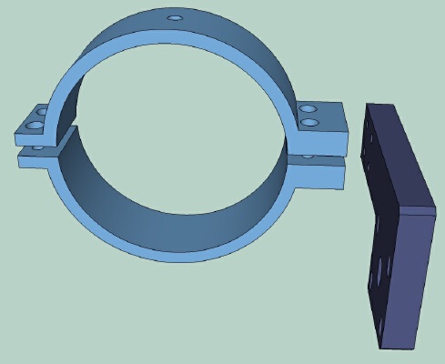 Focuser Bracket William Optics FD80 | 3d print model
