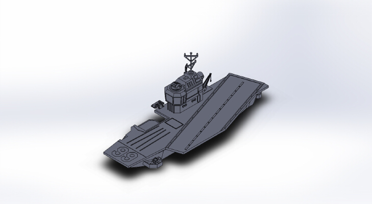 GI Joe U.S.S. Flagg aircraft carrier | 3d print model