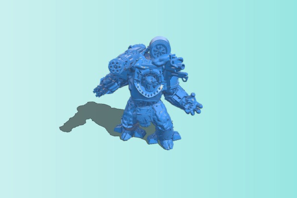Iron Warrior Inspired Oblitorator | 3d print model