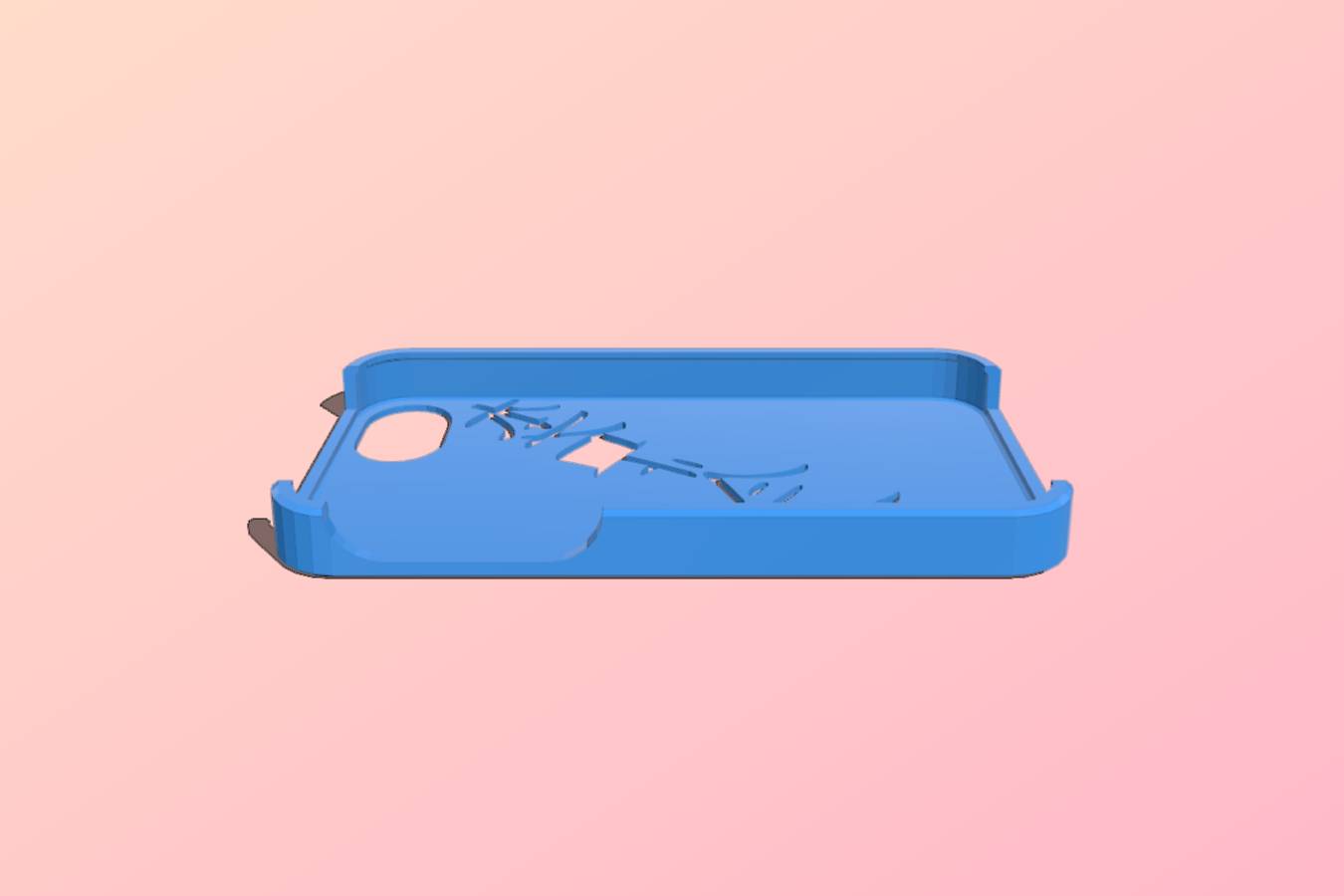 My Customized iPhone Stencil Case sozen