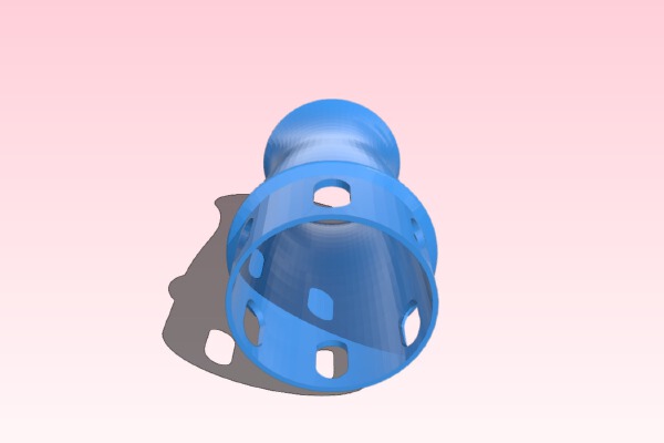 Thermomix Smoke Pipe | 3d print model