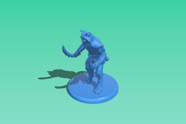 Catfolk Rogue | 3d print model