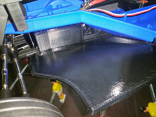 Traxxas Slash side ground effects, proline, Nova, downforce, aerodynamics | 3d print model