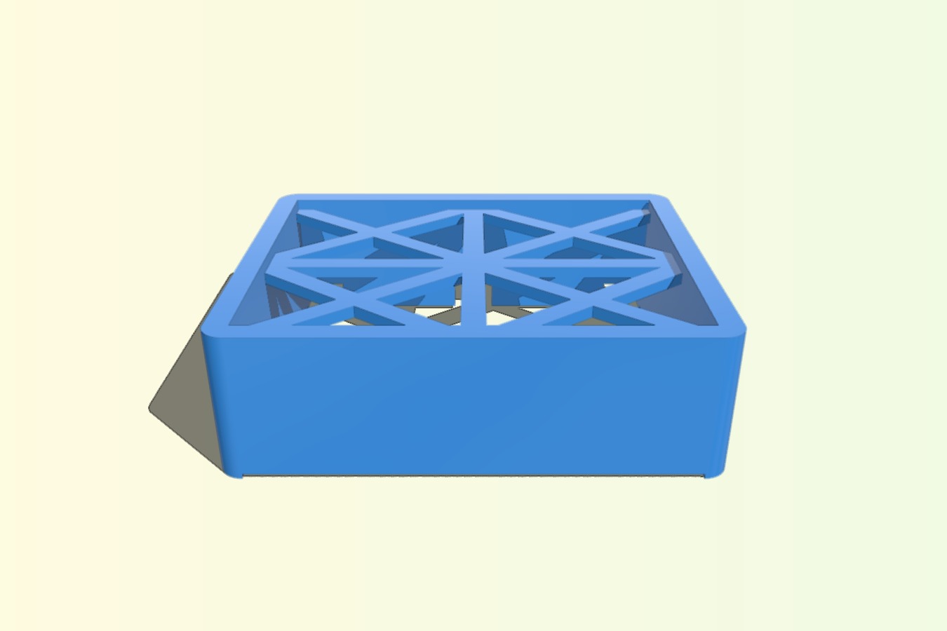 Covered router_modem rack