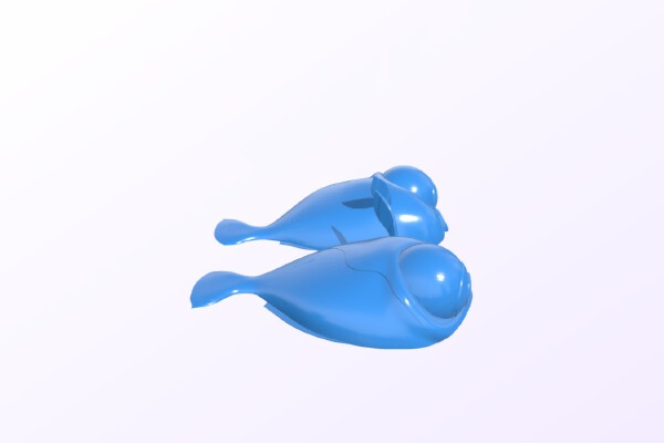 Splitted baby Dory remix | 3d print model