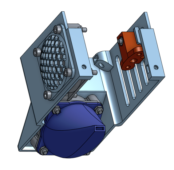 Anycubic Mega i3 hotend cover with BLTouch support