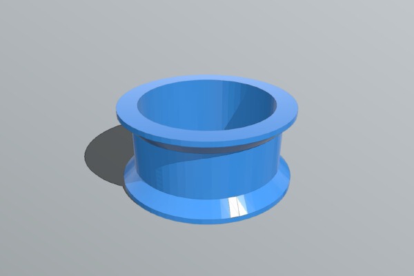 Prusa i3 X Y bearing pulley | 3d print model