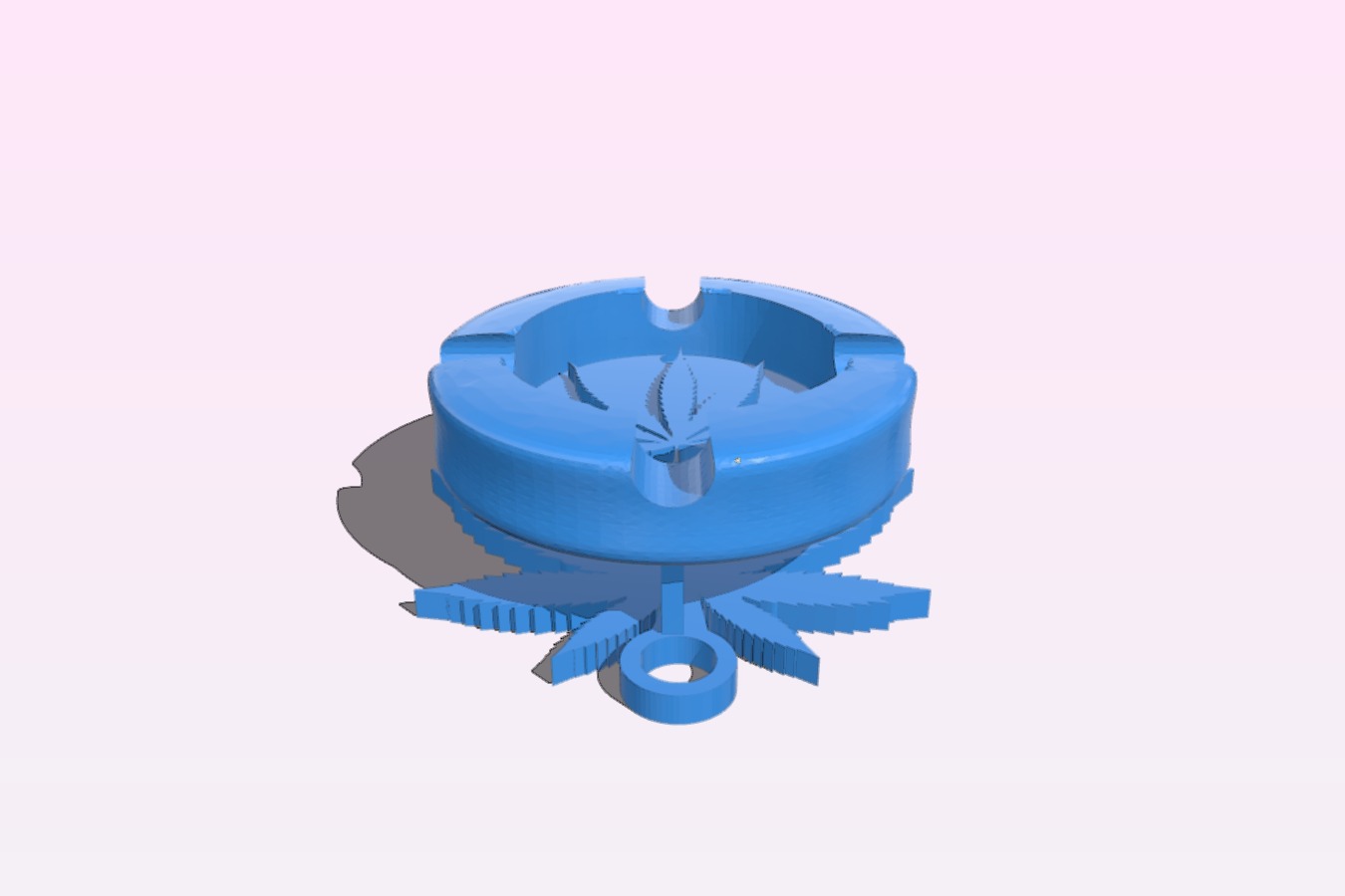ashtray weed leaf