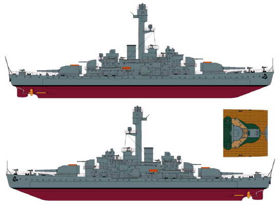 Printable RC coastal battleship "Ilmarinen" | 3d print model