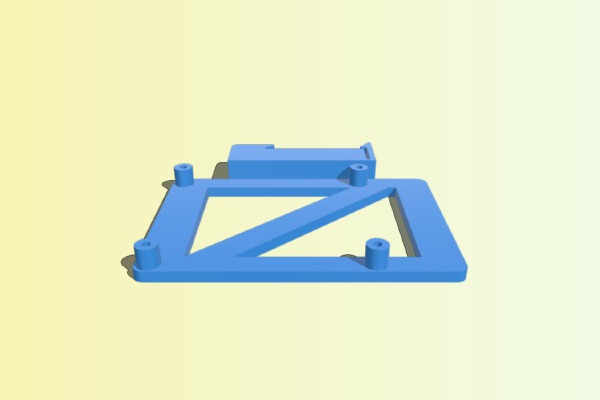 Raspberry Pi 2 DIN rail mount | 3d print model