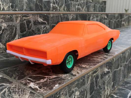 RC Car - RC Dodge Charger (chassis) | 3d print model