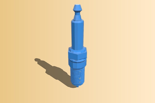 spark plug | engine compenent | 3d print model