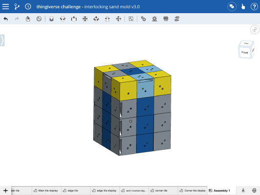 Modular Molding Tiles | 3d print model