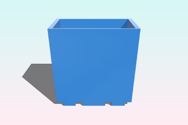Ballast Spreader Narrow (Finer) - OO_HO scale | 3d print model
