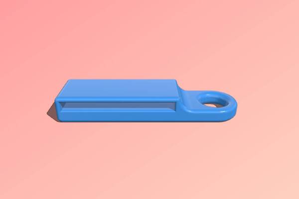 Micro SD Card Keychain - Remixed | 3d print model