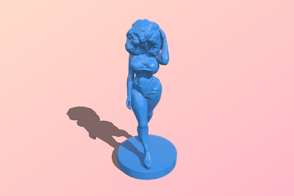 Walk In girl | 3d print model