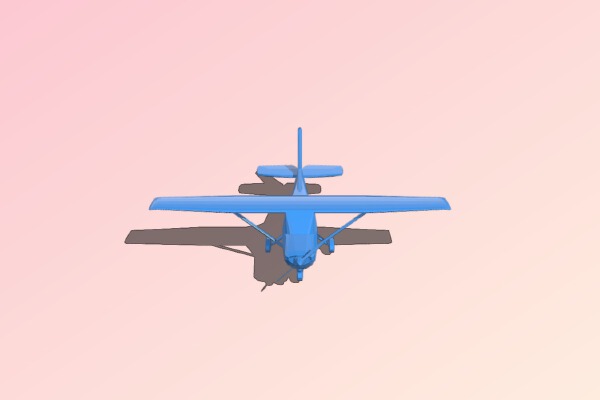 Realistic Cessna 172R | 3d print model
