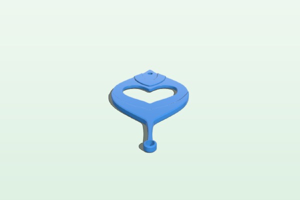Multipurpose love leaf | 3d print model