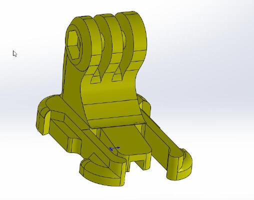 universal mount Xiaomi, Gopro | 3d print model
