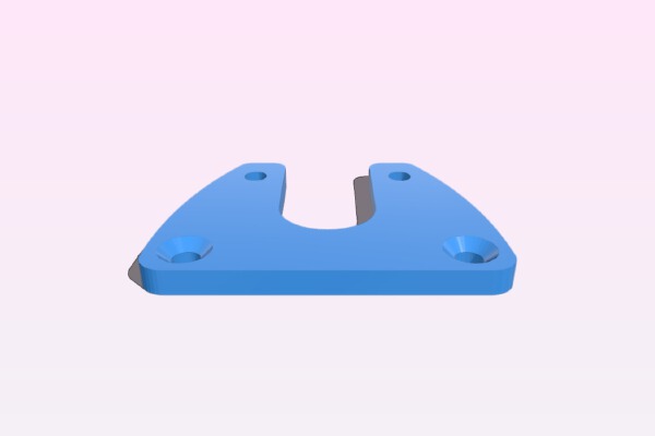 TBS Crossfire Immortal T Antenna Mount for GEPRC Mark4 | 3d print model