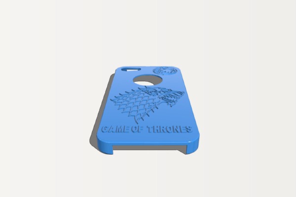 Iphone 5 case Game of Thrones v3 relieve | 3d print model