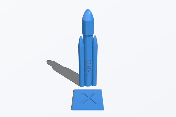 Space X Falcon Heavy | 3d print model