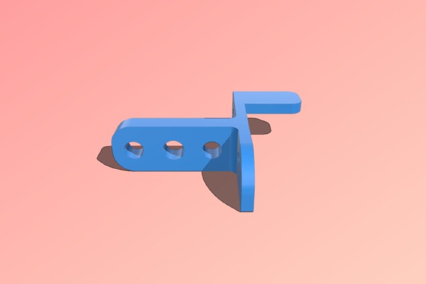 BL Touch mount for Micro Swiss Direct Drive | 3d print model