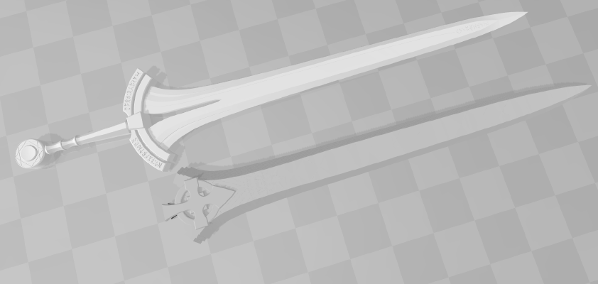 Fate _ Arthur Cosplay Sword Excalibur Proto Version | 3d print model