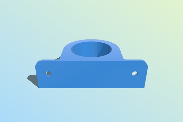 Car socket wall_surface mount bracket | 3d print model