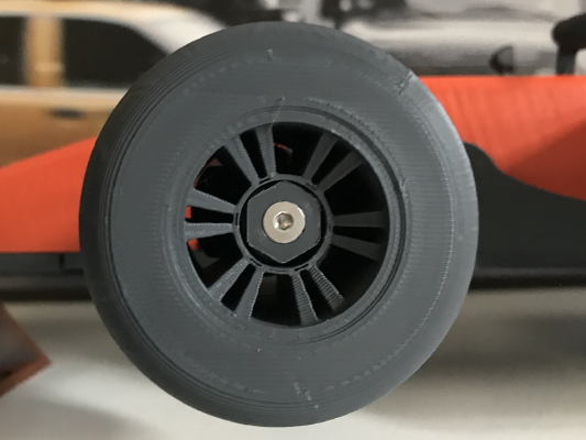 OPENRC F1 - PLA Tyres - Combined rim & tyre (aka tire) | 3d print model